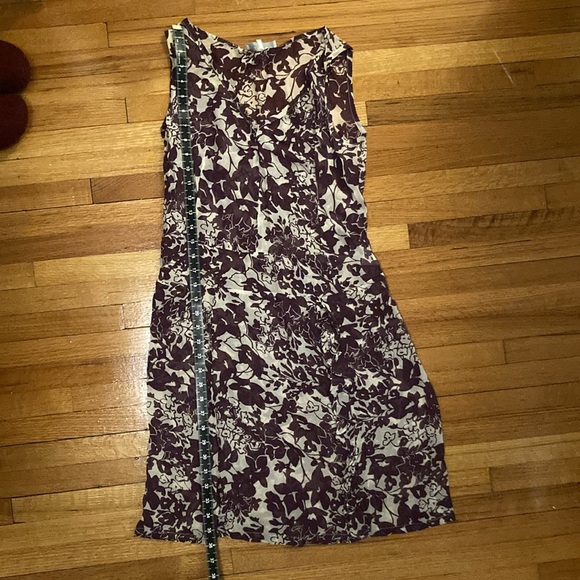 Comrags silk v-neck sheer dress, midi - Picture 8 of 9